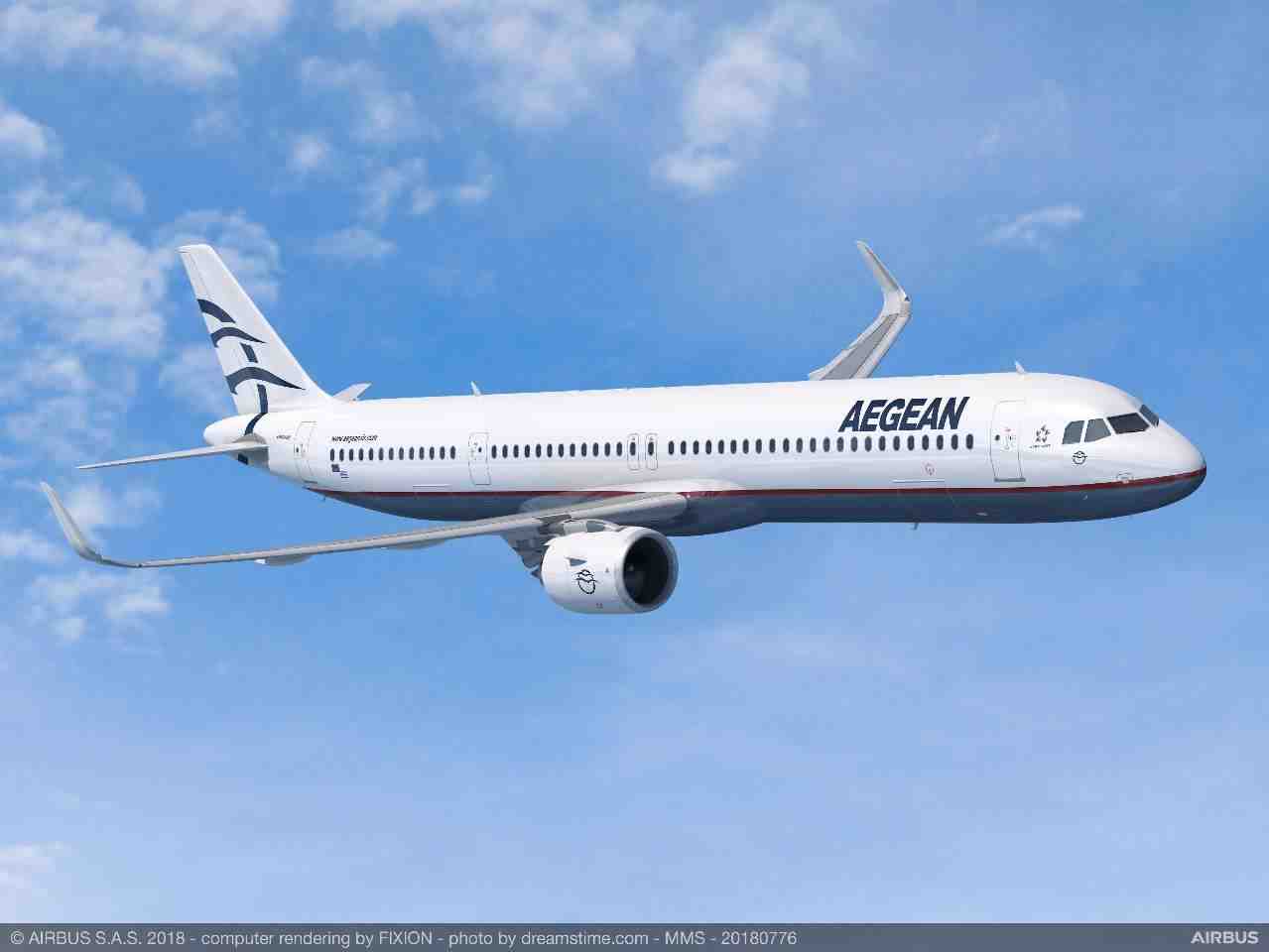 Aegean Airlines commande ferme 10 Airbus A321neo et 20 A320neo.