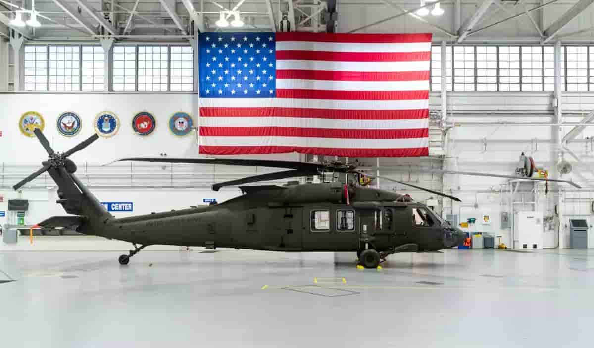 5.000ème exemplaire d'hélicoptère de la famille "Hawk" construit par Sikorsky.