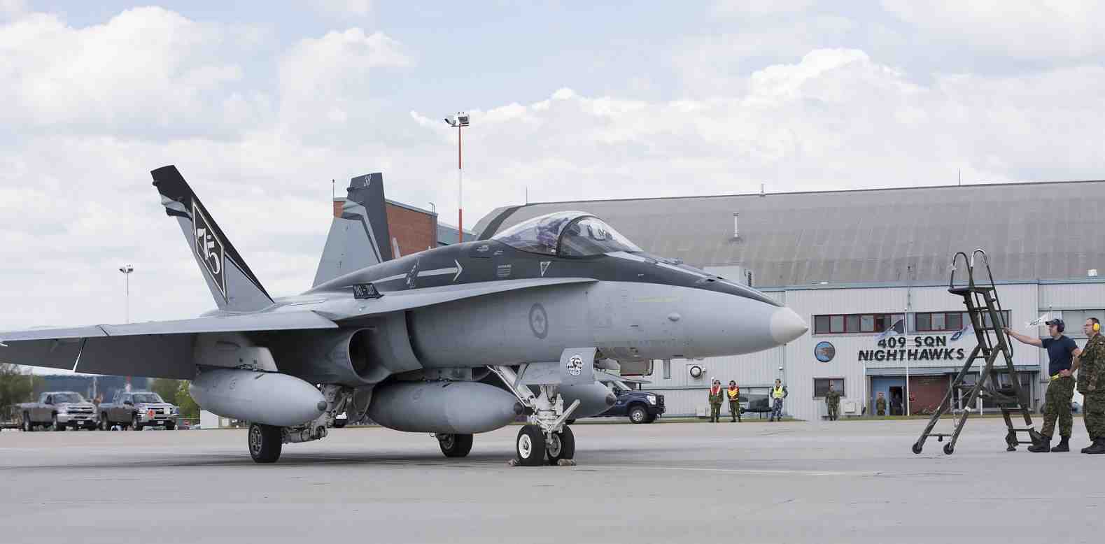La Royal Australian Air Force a mobilisé 8 F-18 pour l'exercice Maple Flag.