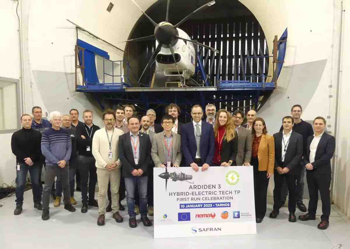 First run of Tech TP ACHIEVE hybrid electric turboprop demonstrator©Nelly Pfister - Safran