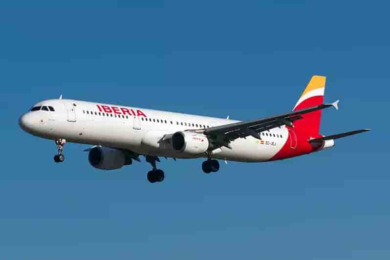 Un Airbus A321 d'Iberia