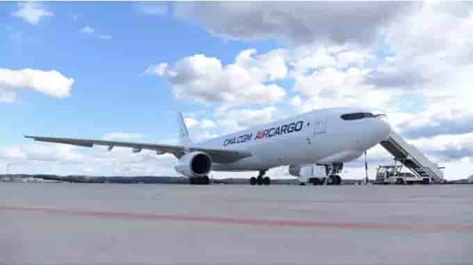 Un Airbus A330-200F de CMA-CGM