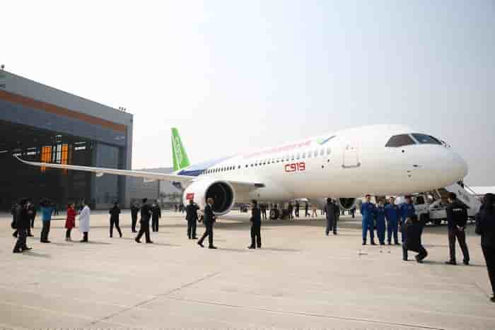 Comac a réalisé les essais statiques de pressurisation cabine sur son C919.