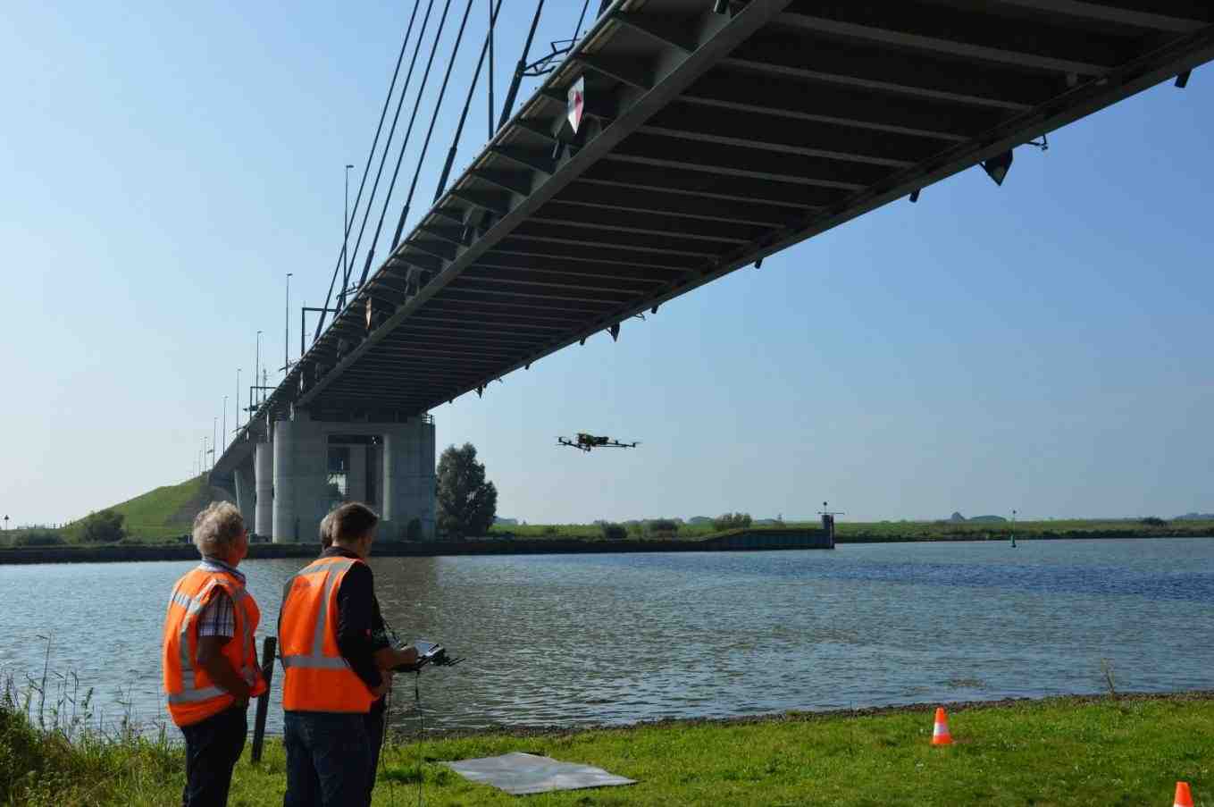L'inspection des infrastructure reste le domaine d'action privilégié des drones en Belgique.
