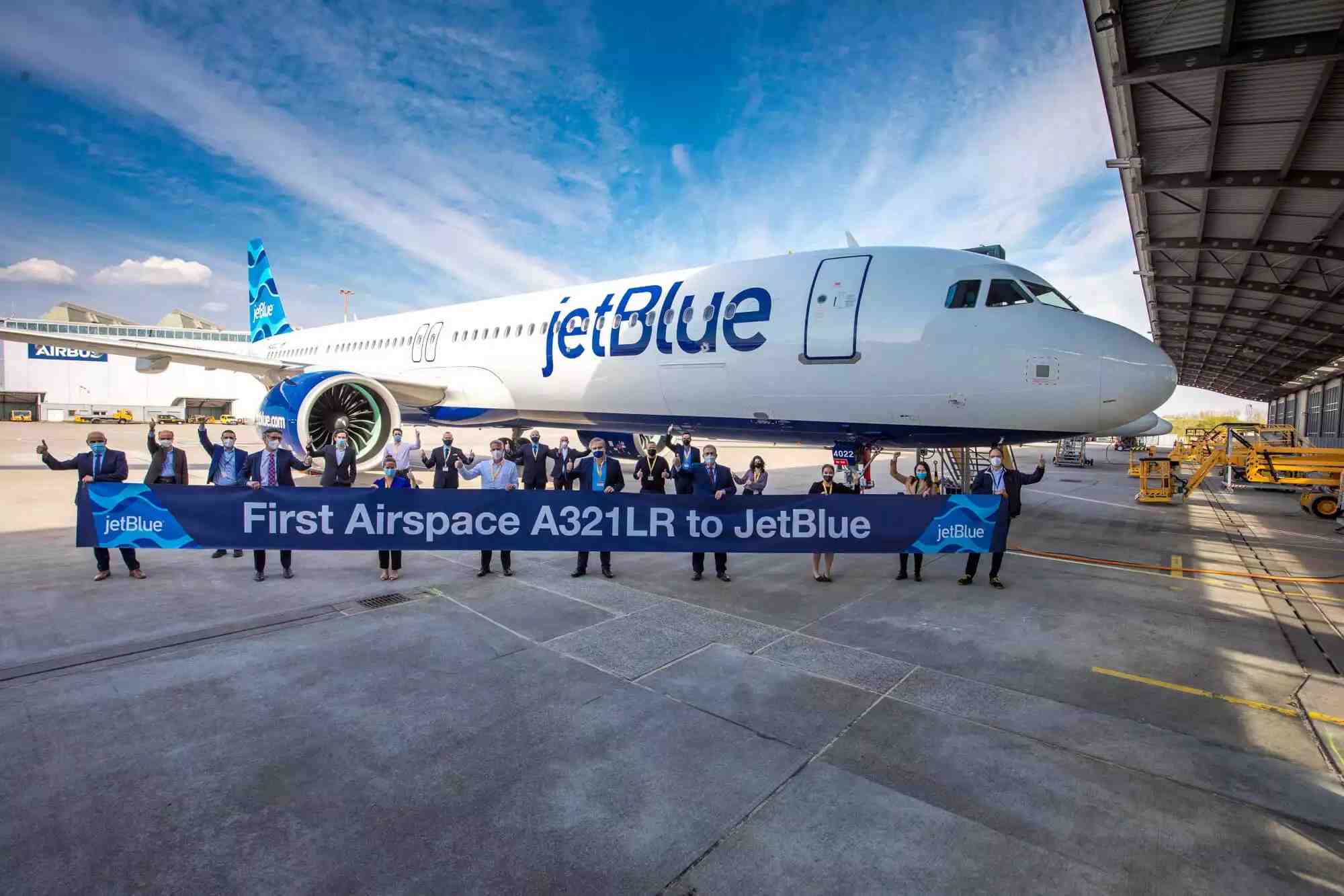 La livraison du premier A321LR à JetBlue