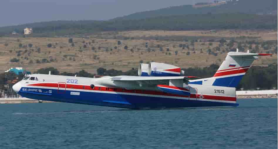 Le Beriev 200 (ici en version ES) fera escale chez Tarmac Aerosave.