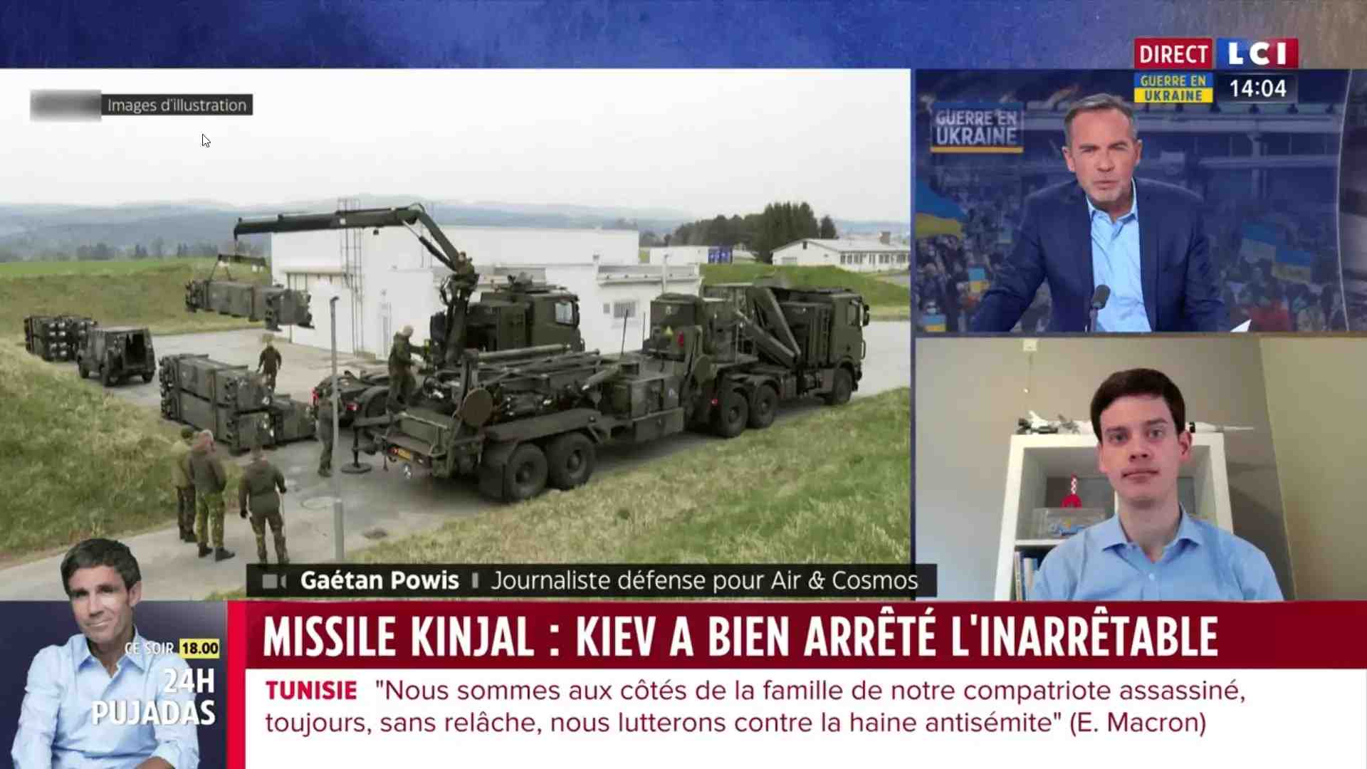 Interview LCI Midi du 10 mai 2023.