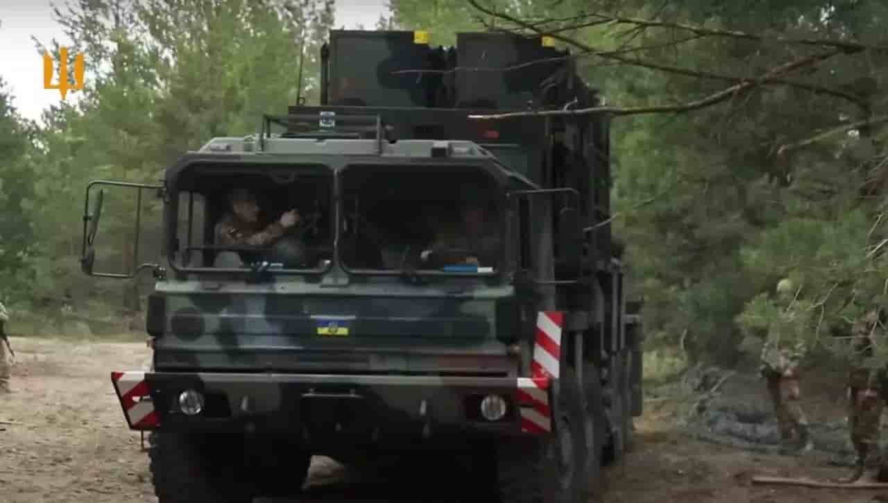 Système antiaérien MIM-104 Patriot ukrainien (probablement PAC-2 ex-allemand).