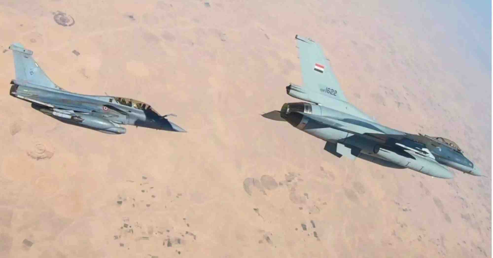 Rafale Français et F16 irakien