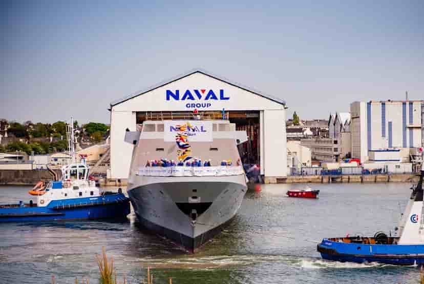 Lancement à Lorient de l'Alsace