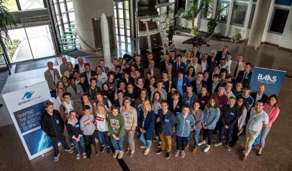 Les lauréats du Prix Aéronautique et Espace Nouvelle-Aquitaine.