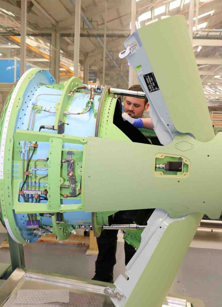 HTF7000 thrust reverser.