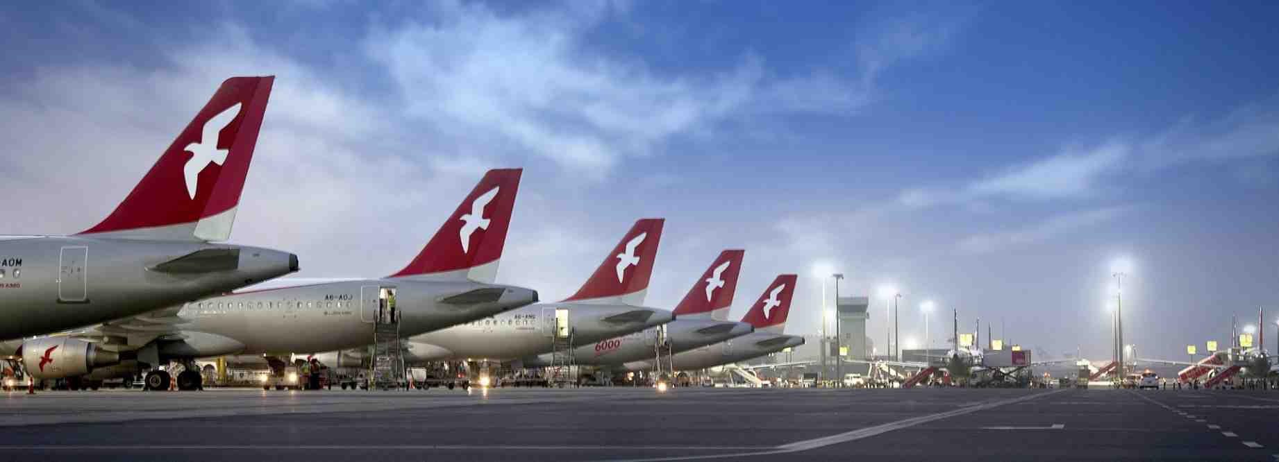Sharjah International Airport, base principale de la low cost Air Arabia.