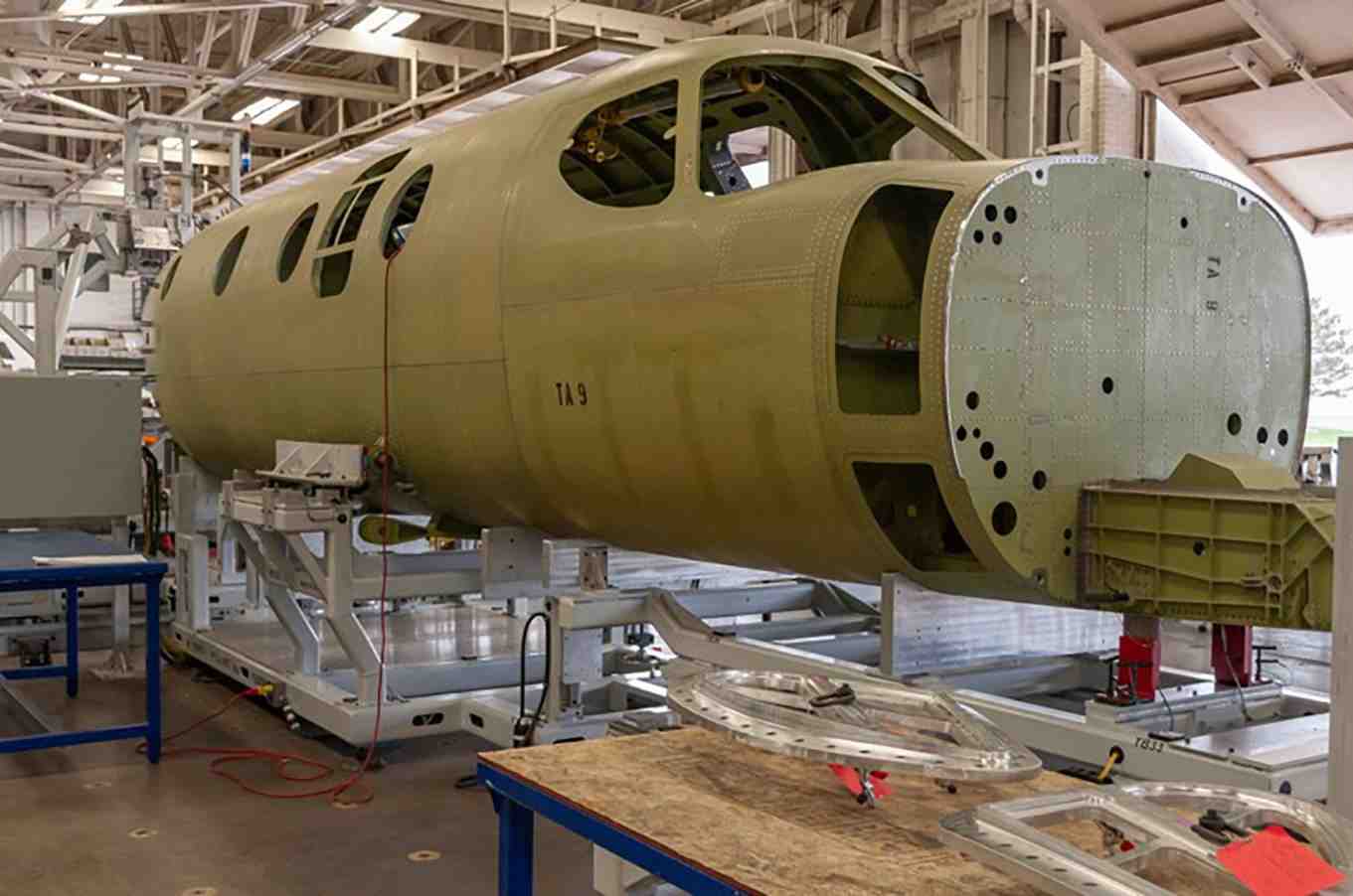 L'assemblage du Cessna Denali se poursuit. Le premier vol est prévu pour début 2019.
