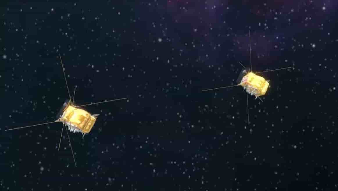 Vue d'artiste des satellites Longjiang 1 et 2