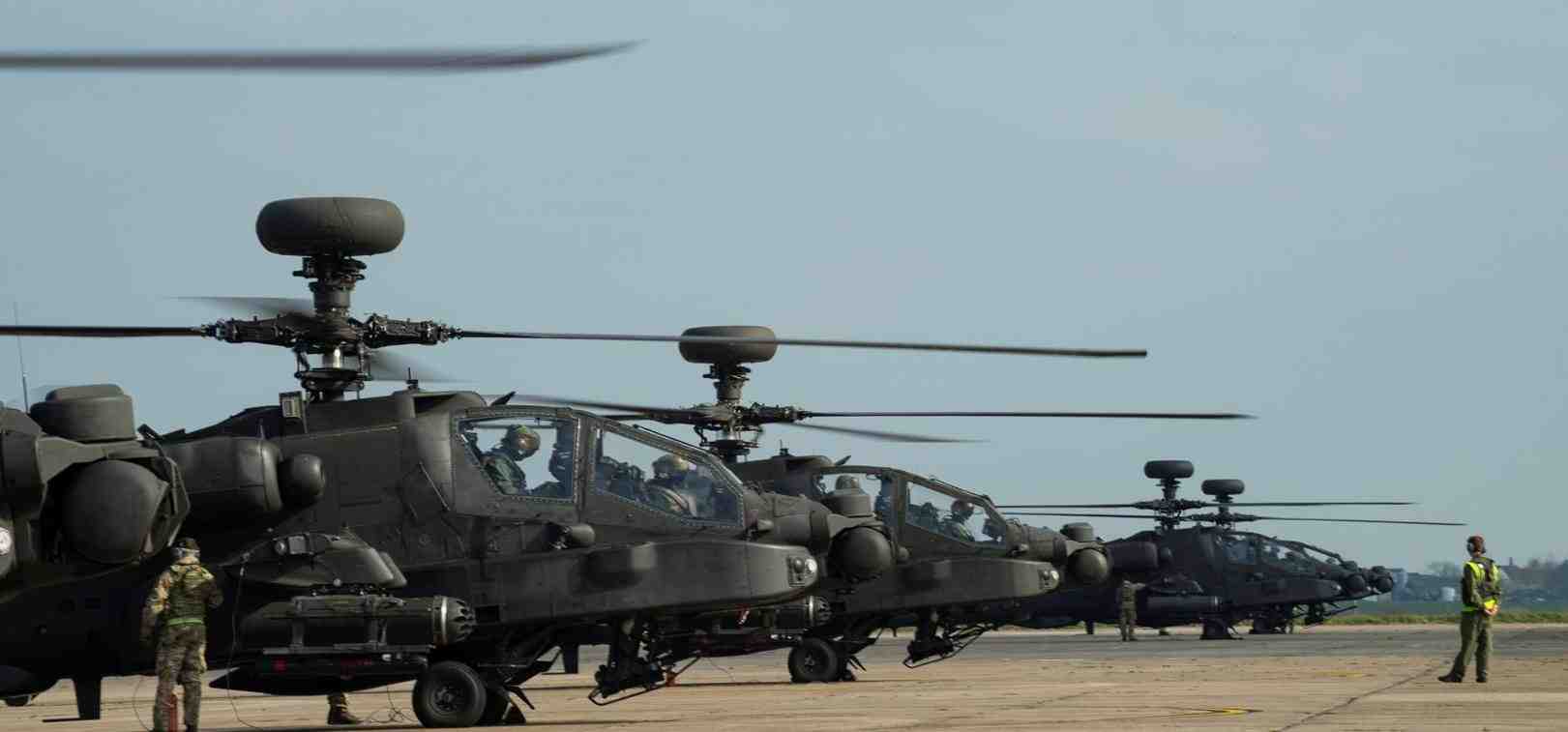 Des Apache sont déployés en Estonie.