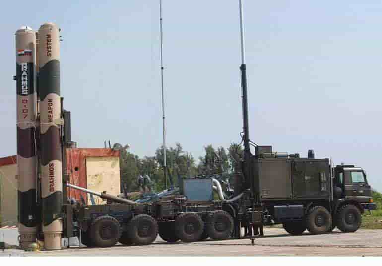 Brahmos supersonic cruise missile.