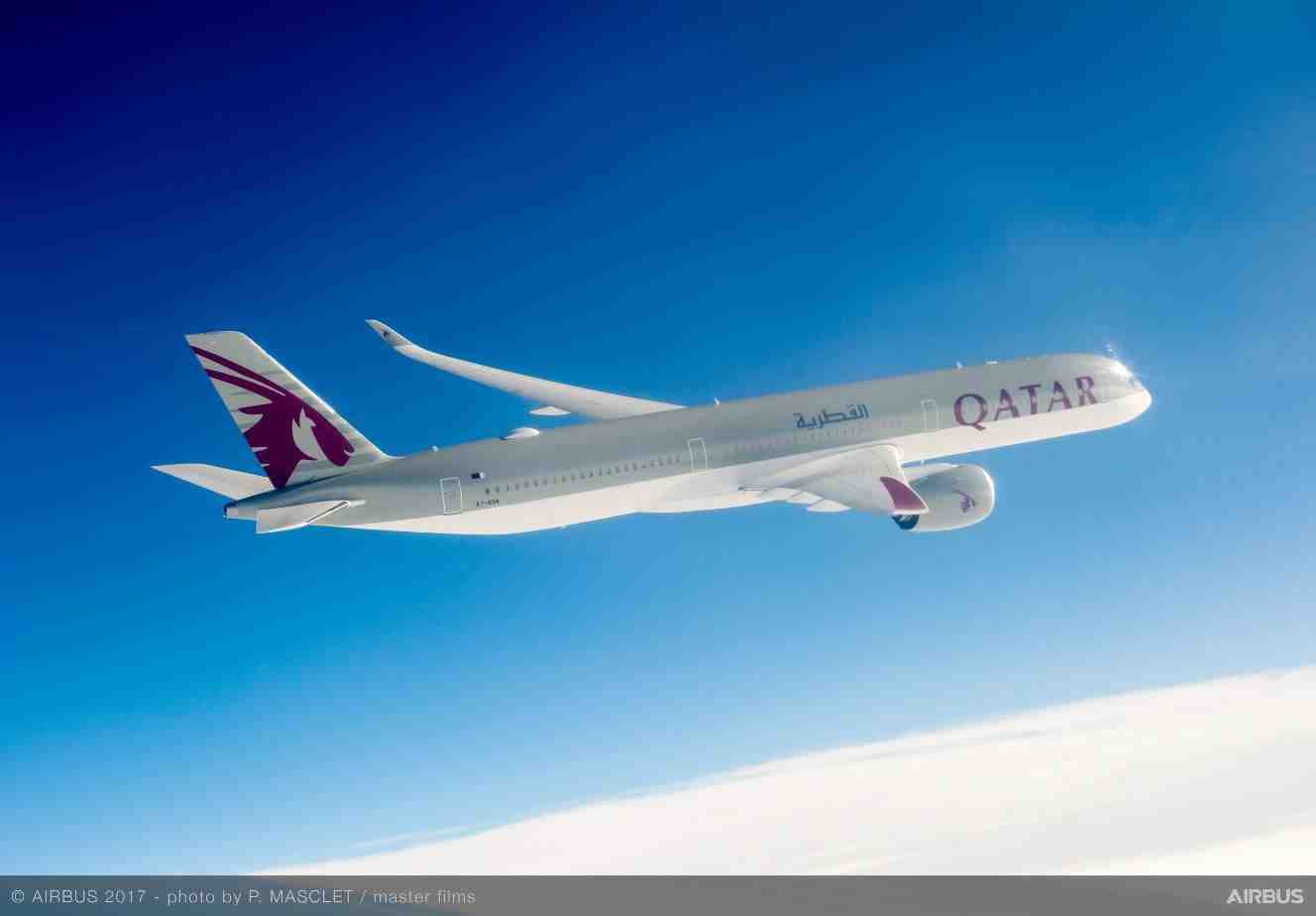 Qatar Airways A350-1000.
