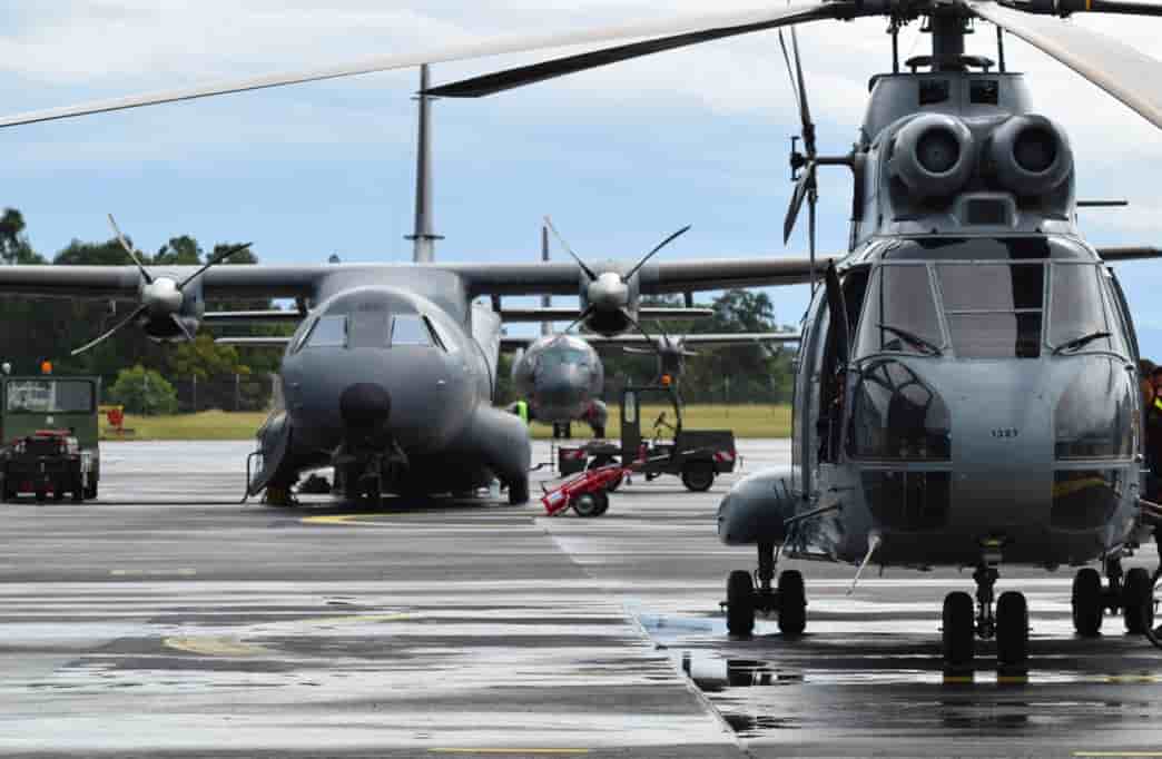Puma et Casa de l'armée de l'Air participent à Croix du Sud