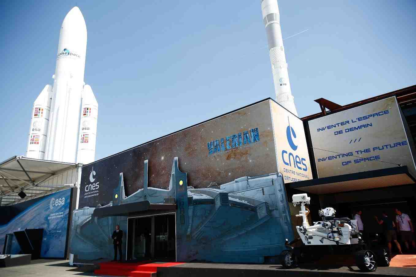 CNES pavilion at 2017 Paris Air Show.
