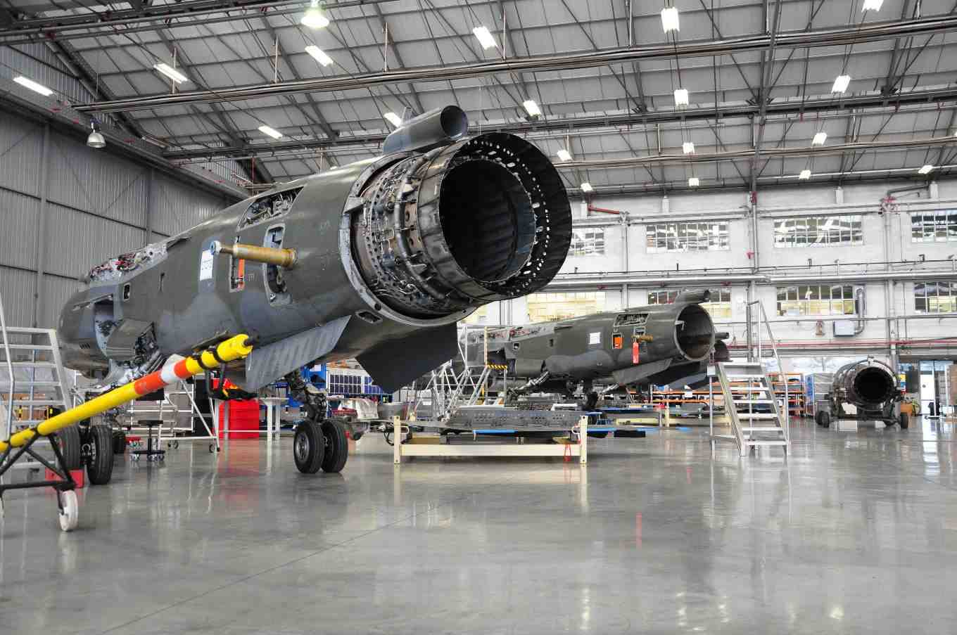 SABCA jouit d'une réputation mondiale dans l'entretien d'avions de chasse.