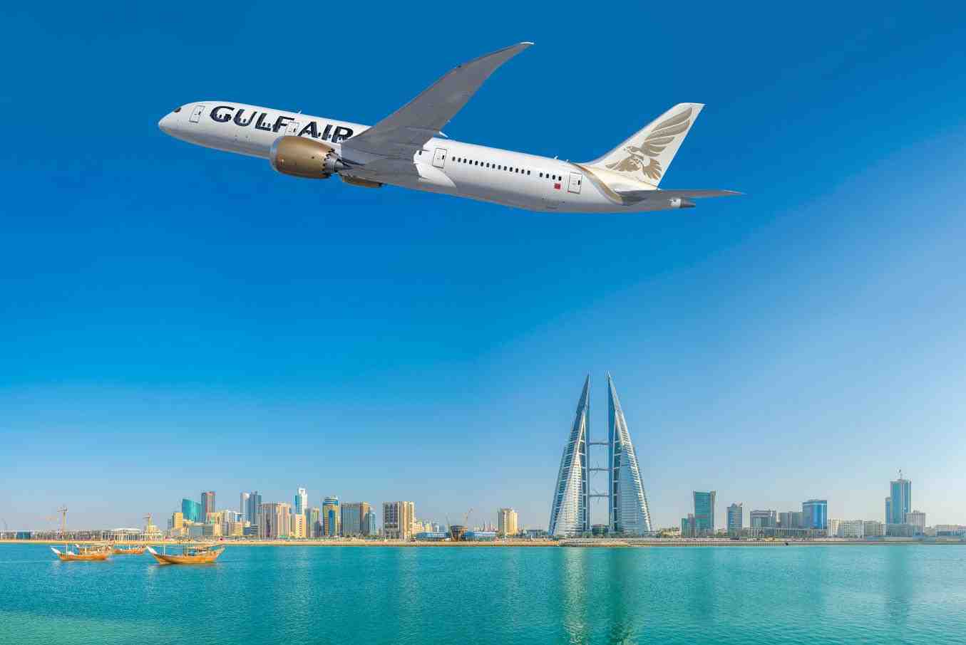 Gulf Air Boeing 787-9.