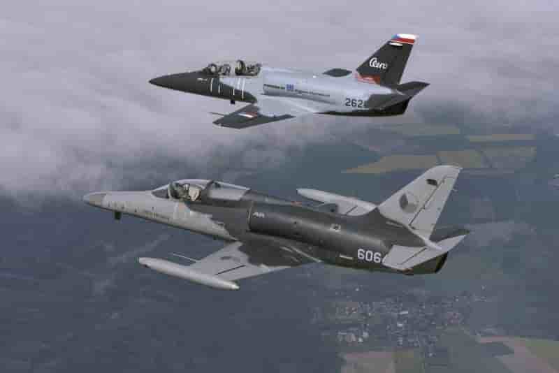 L-159 (foreground) and L-39CW.