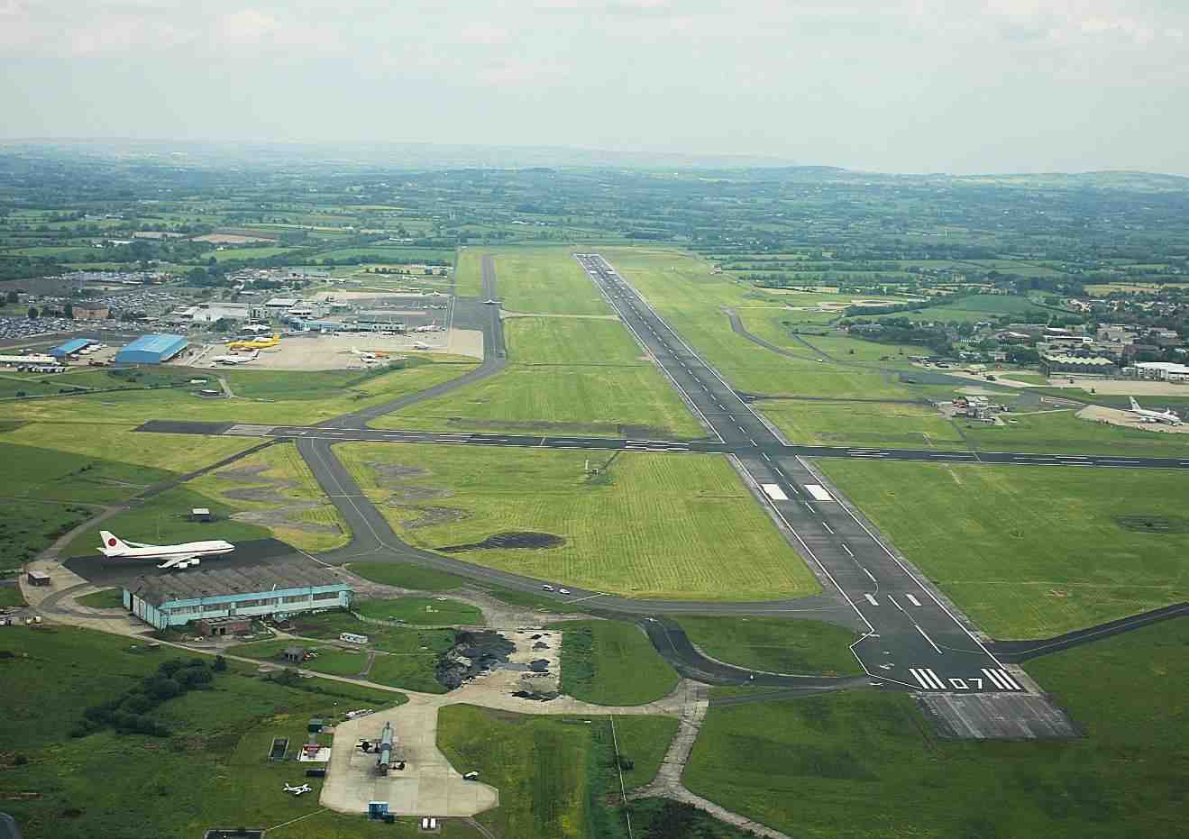 Belfast International Airport.