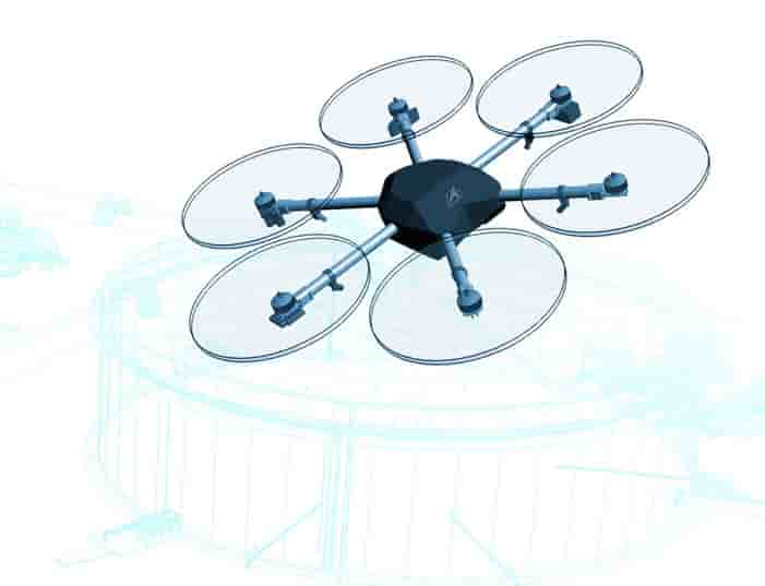 Grâce au système Uavia, il est possible d'opèrer à distance des drones se trouvant sur des sites sensibles.