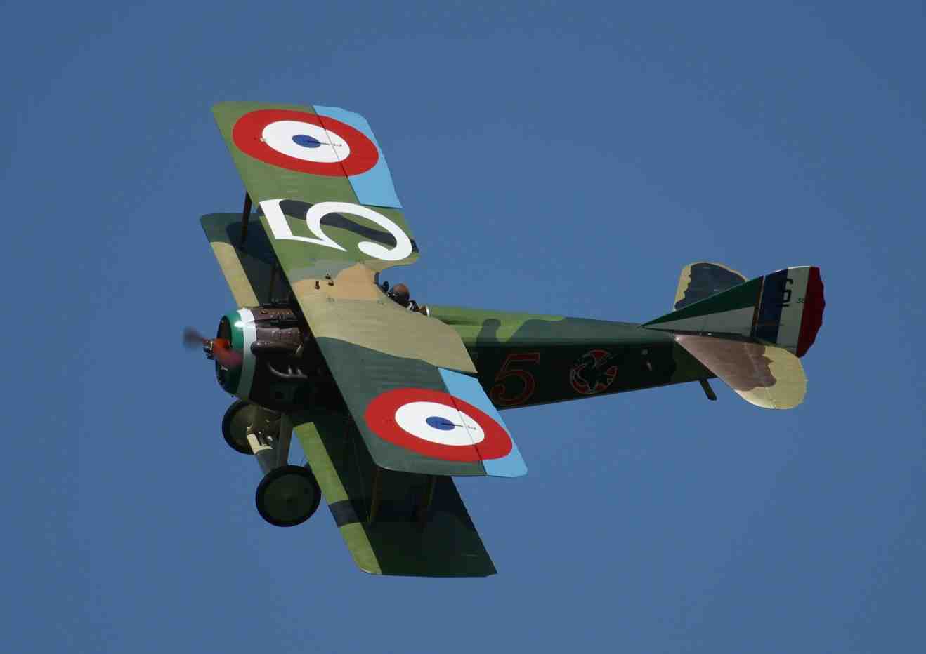 L'unique Spad XIII en état de vol au monde sera présent à la Ferté-Alais.