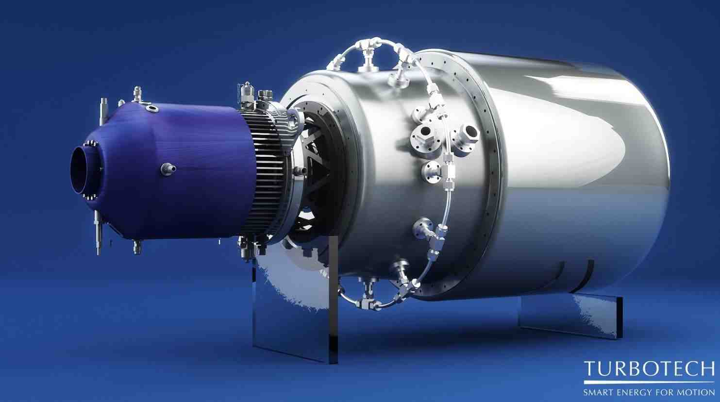 Le turbogénérateur de Turbotech intègre une turbine à cycle régénératif.