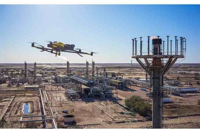 Le drone d'Intel a permis de réaliser des modélisations de zones complexes et étendues.
