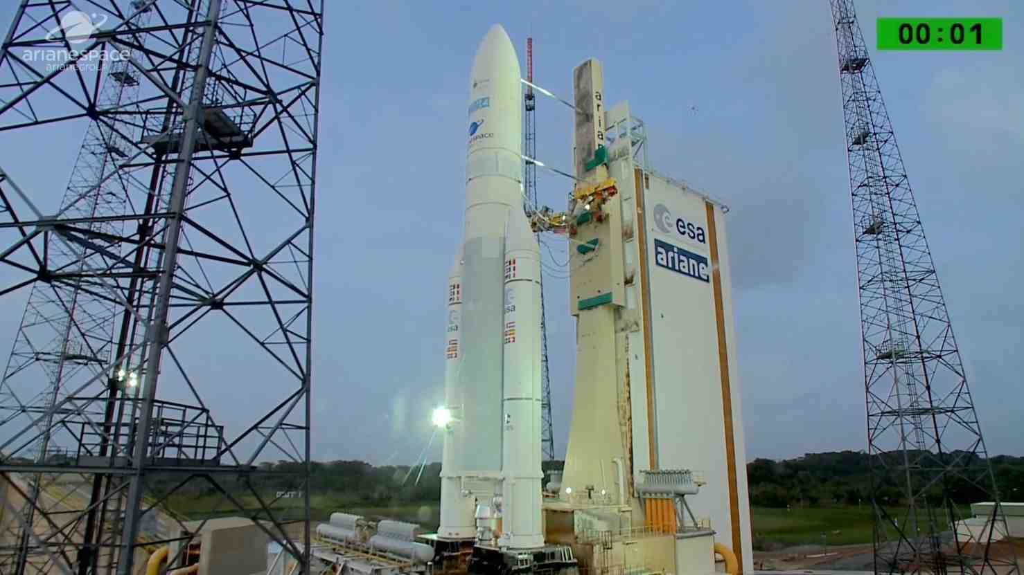 Troisième mission de l'année pour Arianespace et second pour son lanceur lourd