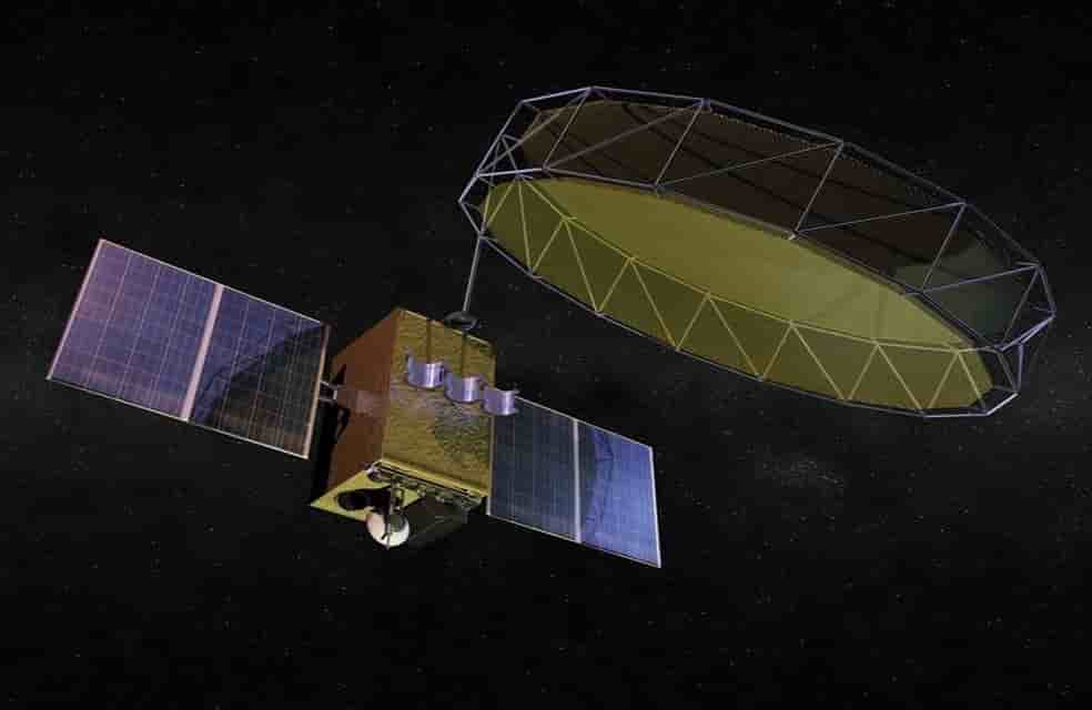 Vue d'artiste du satellite