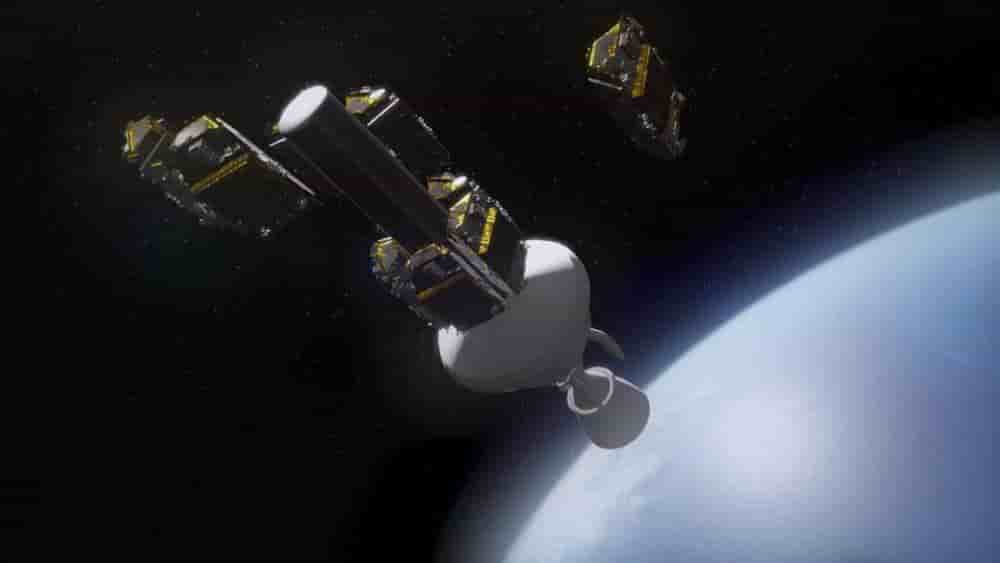 Iridium NEXT satellites.