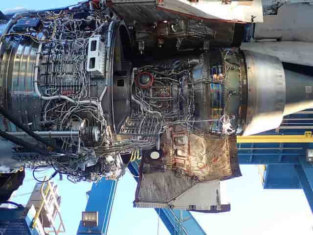 A modified Trent 1000 engine is being used for the tests.
