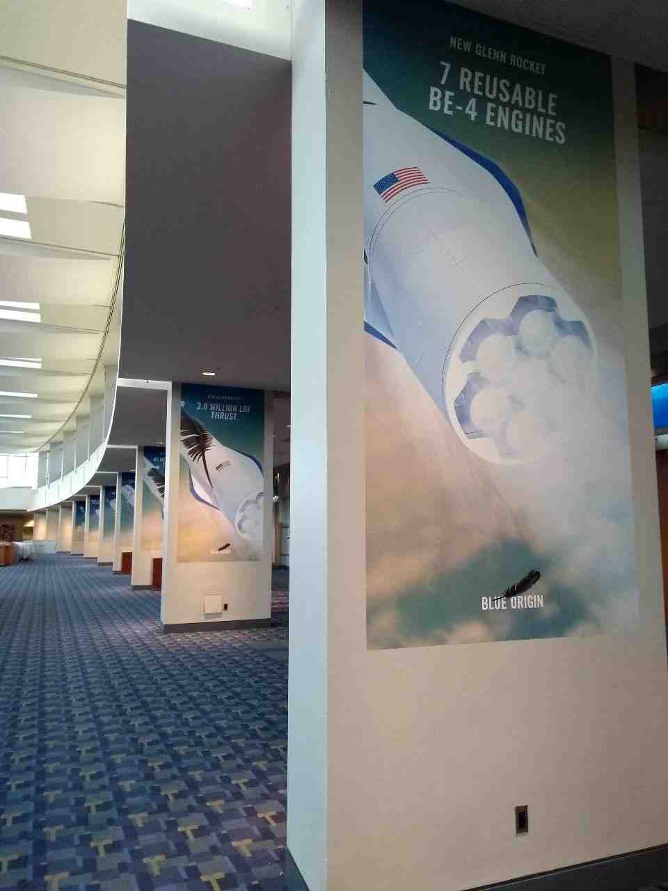 Comme l'an passé, Blue Origin s'affiche au congrès Satellite de Washington