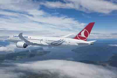Avec la commande de Turkish Airlines, les ventes fermes du Boeing 787 portent sur 1319 unités.