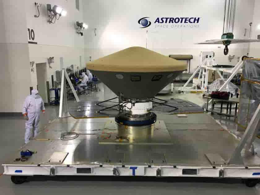 InSight sur la base de Vandenberg le 1er mars.