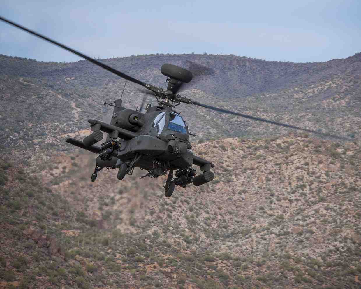 AH-64E Apache.
