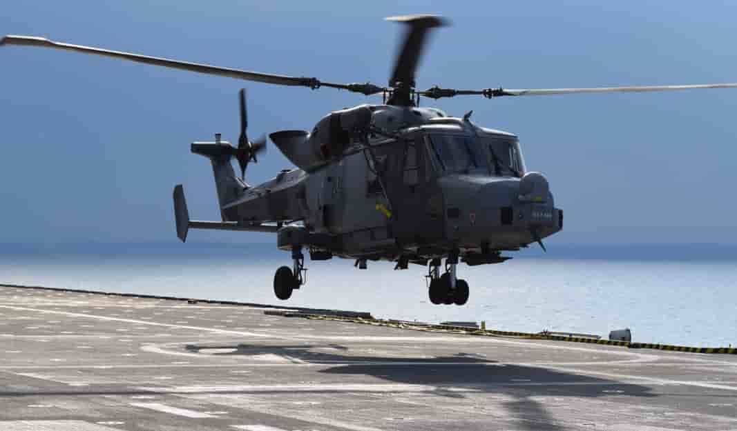 Deux Wildcat sont embarqués à bord du Dixmude.
