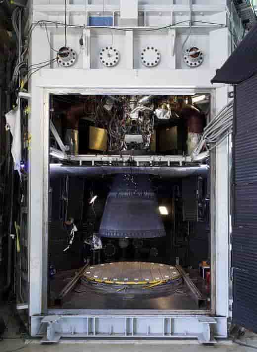 Moteur Vinci sur banc d'essai