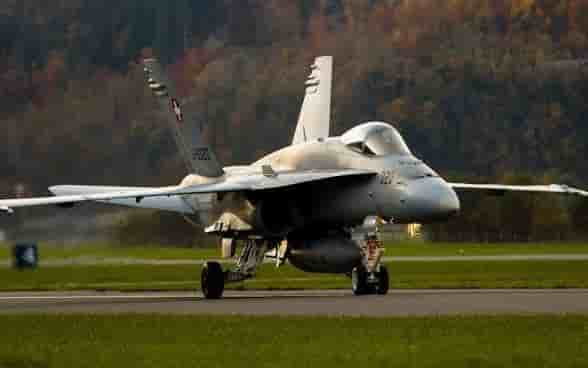 Une partie de la flotte de F/A-18 suisse se trouve actuellement immobilisée.