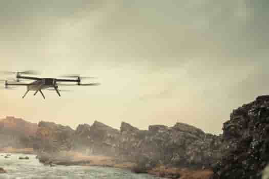 Le drone est personnalisé en fonction des besoins clients.