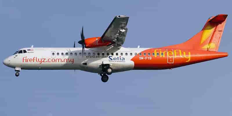 Firefly est à seule actuellement à desservir régulièrement Singapour en ATR 72