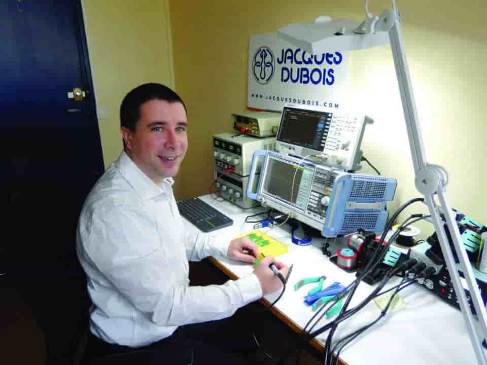 Marketing and technical director Nicolas Roger.