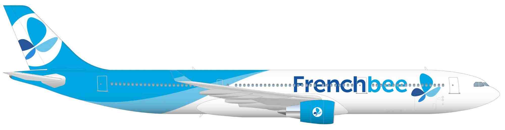 La nouvelle livrée des avions de French bee