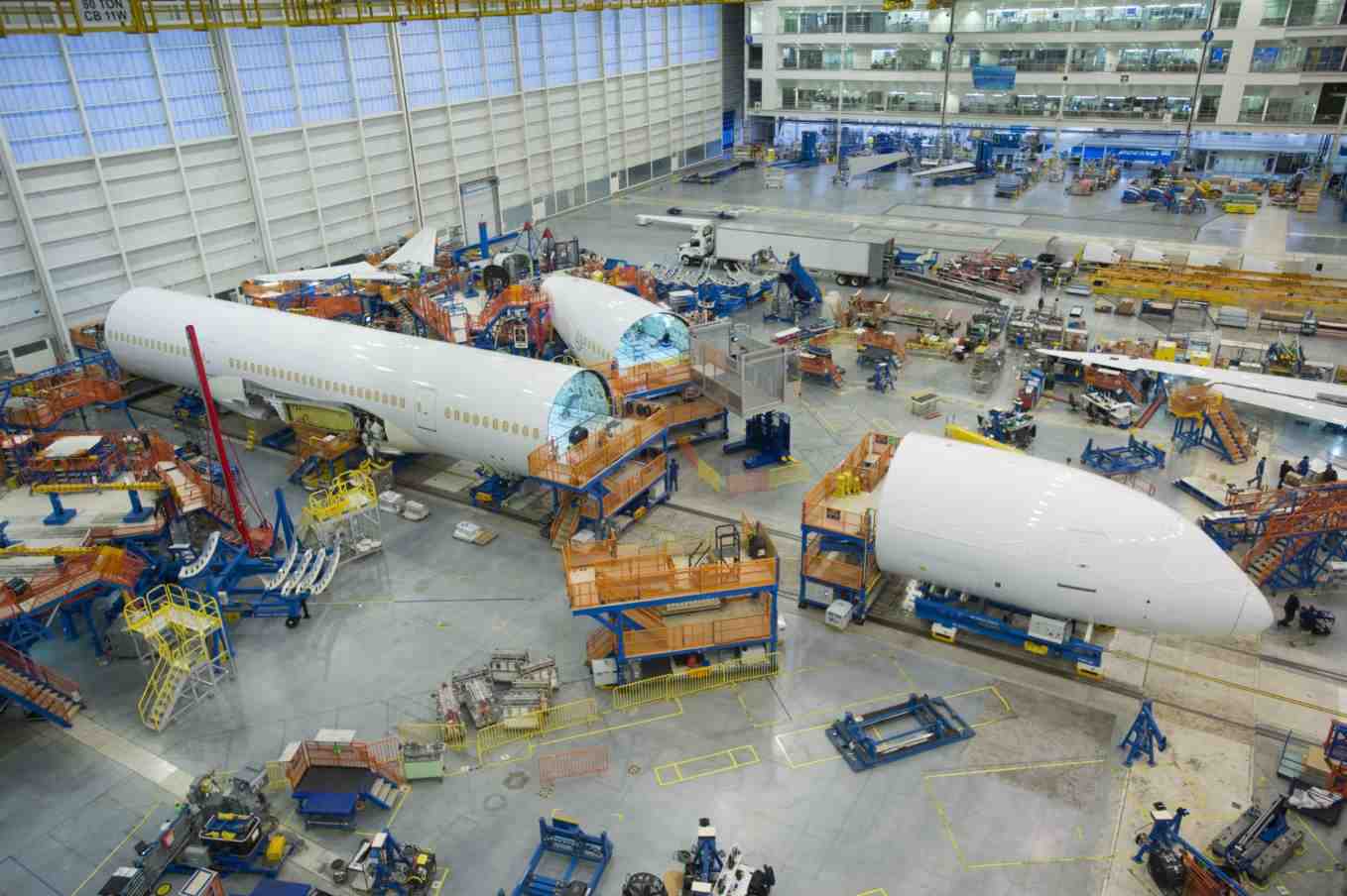 Boeing 787-10 assembly in North Charleston.
