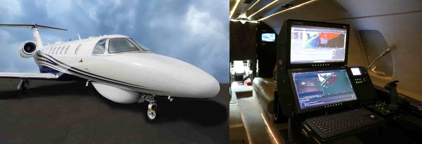 ASIO (right) on Cessna Citation CJ4.