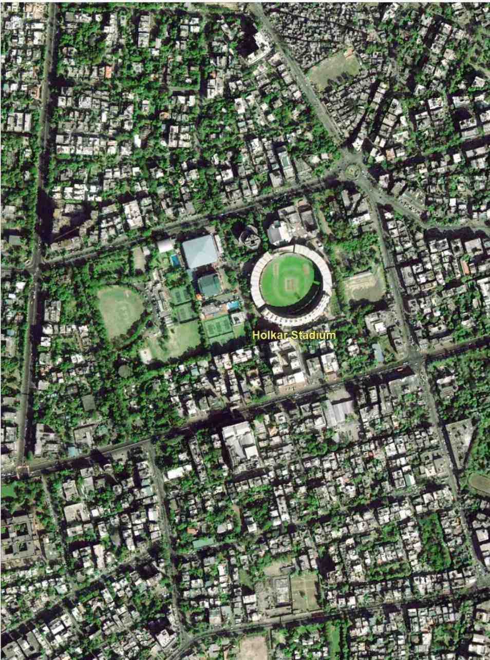 Image multispectrale de la ville d'Indore